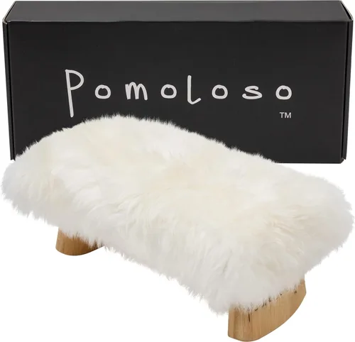 Funda de asiento de piel de oveja genuina de lujo para meditar más profundo y durante más tiempo en pura comodidad – arrodillador de oración