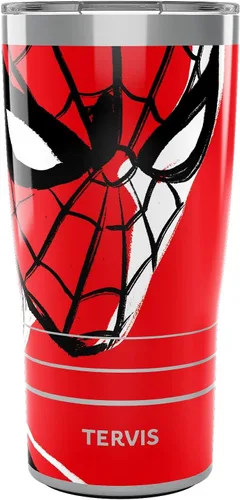 Tervis Traveler - Vaso aislado de triple pared con aislamiento de Spider-Man Spidey Zoom de Marvel, mantiene las bebidas frías y calientes, 20