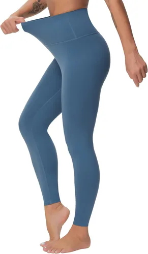 Miniatura 14 de Dragon Fit - Pantalones de compresión para yoga con bolsillos interiores, cintura alta, pantalones atléticos para control de abdomen, calzas