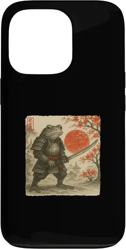 Miniatura 10 de Frog Samurai Japanese Warrior Costume Sumi-e Art Funny Case for iPhone 16