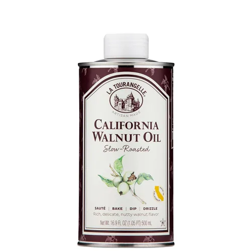 La Tourangelle, Aceite de nuez tostada, fuente de ácido graso omega-3 a base de plantas, para cocinar, hornear y belleza, 16.9 onzas líquidas