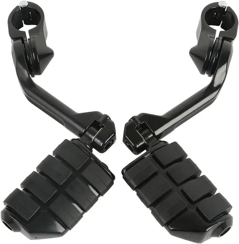 Miniatura 14 de XFMT - Estribos de color negro mate para motocicleta, 1.25 pulgadas, incluye kit de montaje
