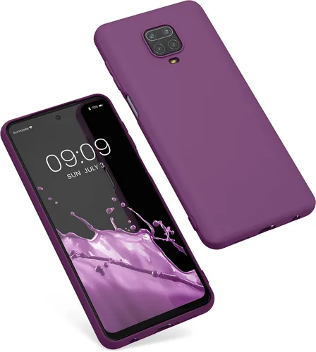 Miniatura 5 de kwmobile Funda compatible con Xiaomi Redmi Note 9S / 9 Pro / 9 Pro Max - Funda protectora de silicona TPU suave y delgada - Morado magenta Magenta