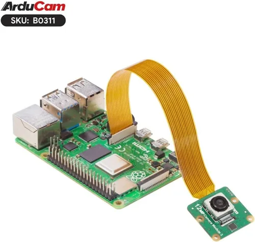 Miniatura 5 de Arducam Para Raspberry Pi Cámara Módulo 3 Amplio, 120 ° (D) IMX708 Autofocus Pi Cámara V3, 5.9 in 15-22 Pin FFC Cable