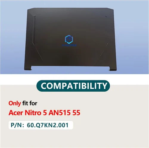 Miniatura 2 de Reemplazo para Acer Nitro 5 AN515-44 AN515-55 portátil LCD contraportada superior tapa trasera 60.Q7KN2.001