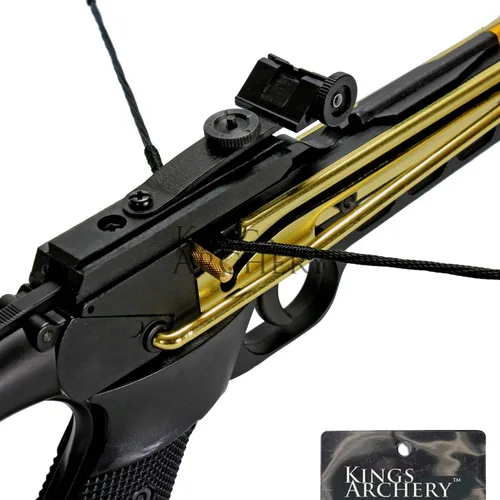 Miniatura 8 de Pistola de Ballesta Autoarmable de 80 LBS con Miras Ajustables, Pernos de Flecha de Aluminio y Característica de Seguridad Paquete de 24 flechas