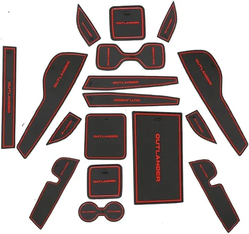 Miniatura 23 de Great-luck Accesorios para el interior del automóvil, tapete de almacenamiento para puerta, tapete para portavasos, tapete antideslizante a prueba