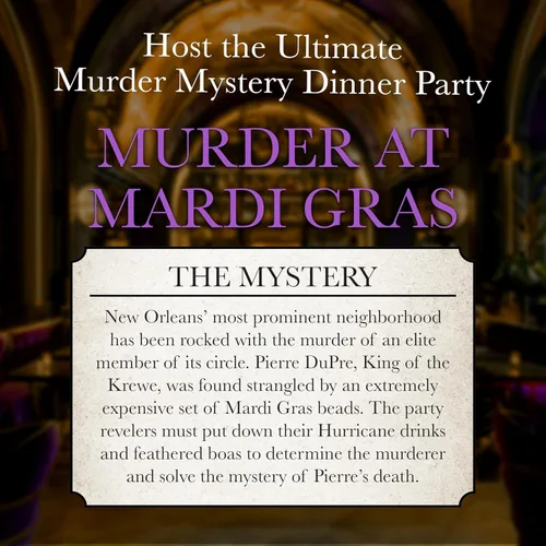 Miniatura 2 de Jueg de fiesta Murder Mystery- Murder at Mardi Gras
