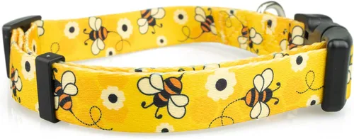 Miniatura 3 de Collar de perro de abejas Limeloot, collar de perro ajustable para perros machos y hembras, grande