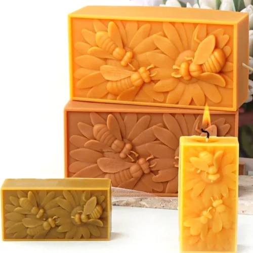 Miniatura 6 de Molde de silicona para velas de abejorros de abejorros, para jabón, cera de soja, resina epoxi, bricolaje, manualidades, fiesta, cena, decoración