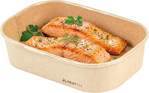 Miniatura 2 de Restaurantware Recipiente para llevar para microondas, 25 unidades, 16.9 onzas, caja de alimentos apta para horno, diseño resistente Kraft