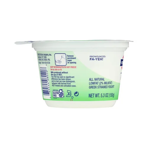Miniatura 4 de FAGE Yogur griego total, 2% de grasa reducida, liso, 5.3 oz