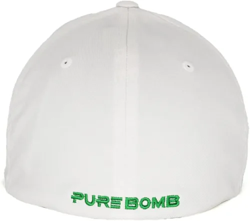 Miniatura 4 de Pure Bomb - Birdie Slayer - Sombrero de golf ajustado Flexfit NU blanco, Blanco
