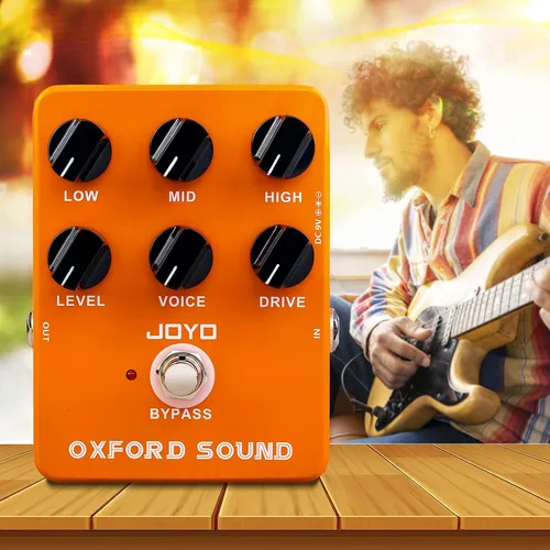 Miniatura 8 de JOYO JF-22 amplificador de pedal de sobremarcha simulador Pedal de distorsión y adaptador de fuente de alimentación de 9 V CC (800mA -1A)