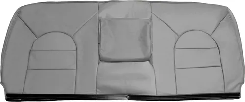 U.S.AutoSeatCover 2000 para Ford F250 F350 F450 F550 Lariat - Funda de asiento de cuero para asiento trasero, color gris