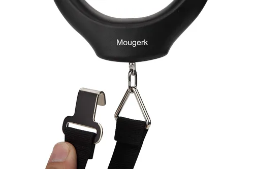 Miniatura 4 de Mougerk - Báscula de peso digital portátil para equipaje 110 libras 1102lbs 2 pilas AAA no incluidas negro