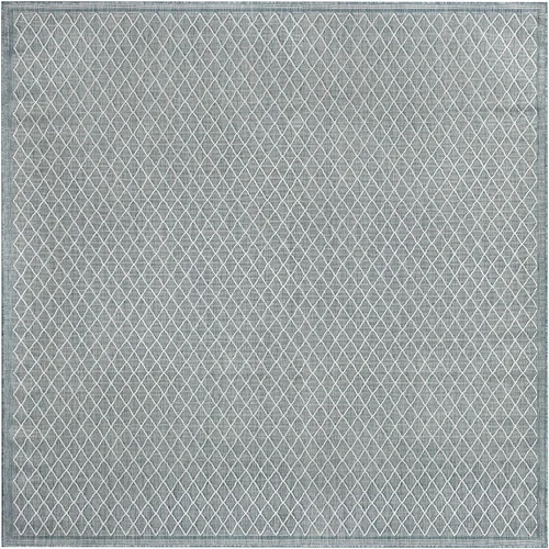 Miniatura 54 de Liora Manne Carmel - Alfombra tejida de perfil bajo de fácil cuidado para interiores y exteriores, color aguamarina, 6 pies 6 pulgadas x 9 pies 4