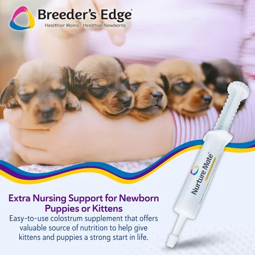 Miniatura 2 de Revival Animal Health Breeder's Edge Nurture Mate - Suplemento de calostro para cachorros y gatitos, perros, gatos, 1.0 fl oz de pasta