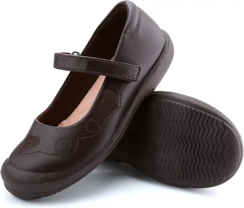 Miniatura 6 de firelli Mary Jane - Zapatos de uniforme escolar para niñas, cómodos zapatos de vestir para niñas