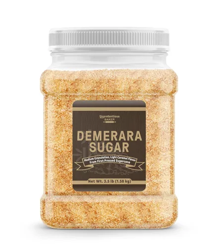 Miniatura 4 de Unpretentious Demerara - Cristales de caña de azúcar primeramente prensados para bebidas y hornear (1 libra)