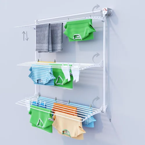 Miniatura 22 de foxydry Aireador vertical de pared de torre para uso en interiores y exteriores (blanco, 59.8 in / 59.8 pulgadas)