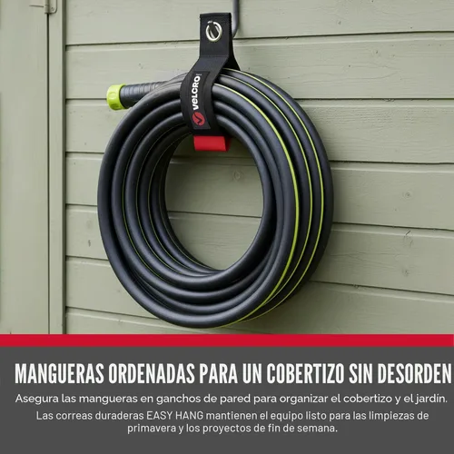 Miniatura 3 de Velcro de varios tamaños, pequeño, mediano, grande, fácil de colgar, correa de cable de extensión de gancho y bucle, paquete con ojales