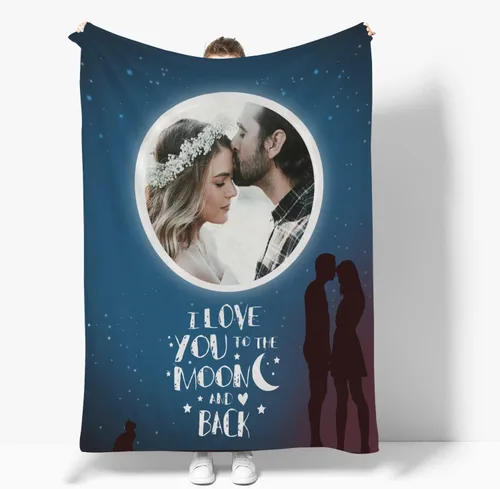 Miniatura 13 de Manta personalizada, mantas personalizadas con texto fotográfico, regalo divertido para amigos de mascotas, cumpleaños, Navidad Personalizado01