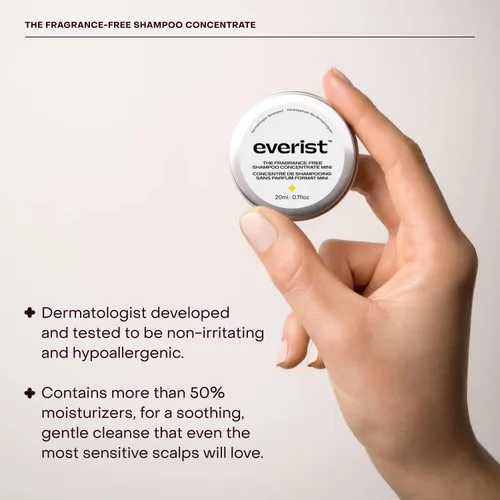 Miniatura 2 de Everist The Shower Essentials Kit de viaje, hidratante para todo tipo de cabello y piel (sin fragancia)
