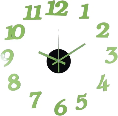Miniatura 14 de OceeK Reloj de pared, silencioso sin tictac, moderno reloj de pared pequeño de 8 pulgadas, reloj analógico clásico de cuarzo de calidad, funciona