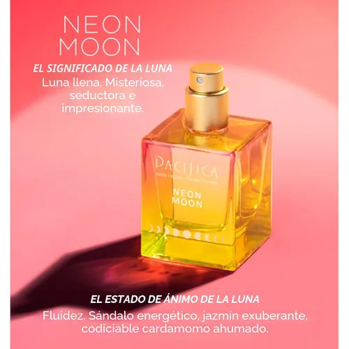 Miniatura 10 de Pacifica Beauty Perfume en aerosol Neon Moon - Sándalo energético, jazmín, cardamomo ahumado - Eau de Toilette vegana y limpia, 1 fl oz (29.57 ml)