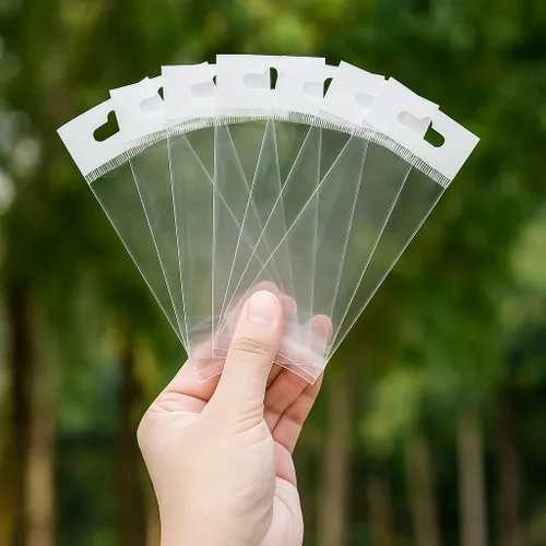 Miniatura 3 de 888 Display® - 200 bolsas ultra transparentes para golosinas, panadería, vela, jabón, galletas con sello adhesivo