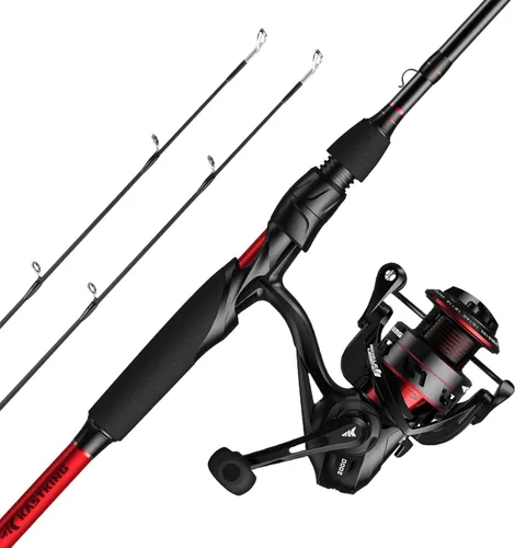 Miniatura 13 de KastKing Royale Legend II Twin Tip - Combos de caña y carrete de pescar de punta doble, combo para spinning y casting, cañas de grafito IM6 de 2