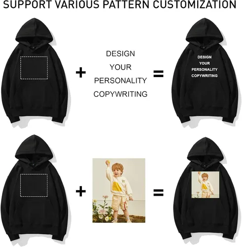 Miniatura 3 de Sudaderas con capucha personalizadas para hombremujer Sudaderas con capucha personalizables, sudaderas con capucha personalizables, diseño de tu
