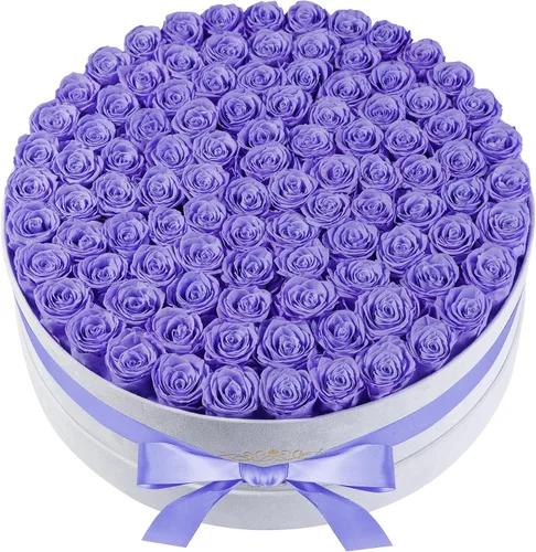 Miniatura 28 de Perfectione Roses 27 Rosas en una Caja, Rosa del Día de la Madre, Flores Preservadas para Ella, Flores para Entrega, Regalos de Cumpleaños