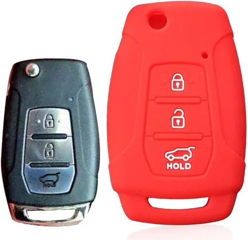 Miniatura 4 de Para SsangYong Rexton Korando Actyon Rodius Silicona Remote Key Case Car Key Shell Cases (negro)