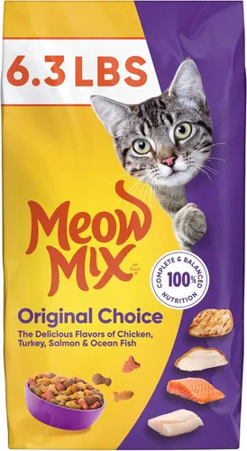 Miniatura 8 de Meow Mix Original Choice - Alimento seco para gatos, 3.15 libras (paquete de 4)
