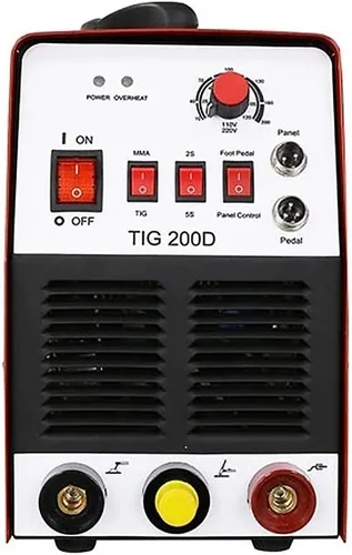 Miniatura 2 de ATO - Soldador de varilla de 200 amperios, CC de doble voltaje 110V/220V, DC Miller máquina de soldadura para soldadura de acero inoxidable, acero
