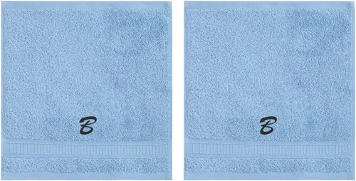 Miniatura 14 de Toallas con monograma, lujosas toallas personalizadas de algodón turco genuino para baño, cocina, hotel, spa, gimnasio y dormitorio universitario