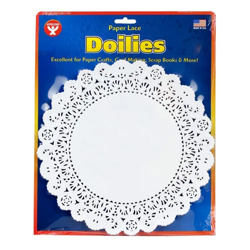Miniatura 4 de Blondas, 4 pulgadas, 100 unidades, color blanco, Hygloss 10041