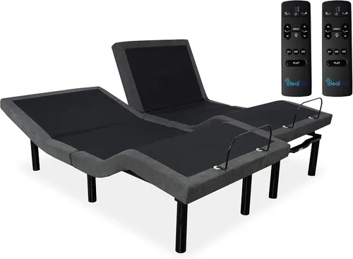 Miniatura 11 de iDealBed 5i - Base de cama ajustable personalizada, soporte de pared, masaje, gravedad cero, cargador USB doble, comodidad de un solo toque, memoria