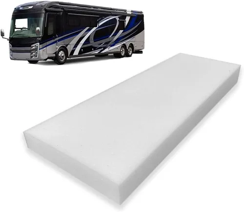 Foamma Cubrecolchón de alta densidad de 2 x 36 x 72 pulgadas, para camión, cámper, caravana, litera de alta densidad, fabricado en Estados Unidos,