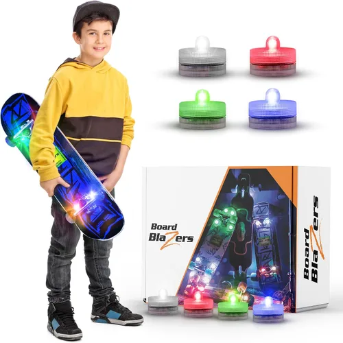 Miniatura 8 de Board Blazers Luces LED para Skateboard con Efecto Underglow - Regalo Ideal para Skateboard - Luz LED Perfecta para Longboard o Luz para Scooter
