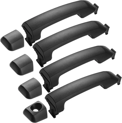 4 piezas de manijas exteriores para puertas para Toyota Tundra CrewMax Cab Pickup 2007-2019 y Toyota Sequoia SUV 2008-2016, reemplaza