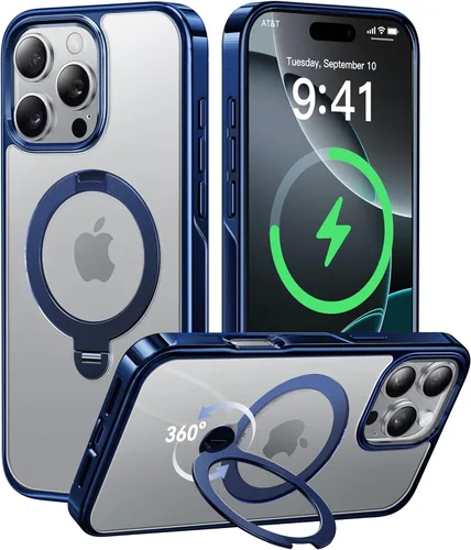 Miniatura 20 de CASEKOO Funda azul cielo brillante para Samsung Galaxy S26 Ultra [soporte magnético giratorio de 360°] [compatible con MagSafe]