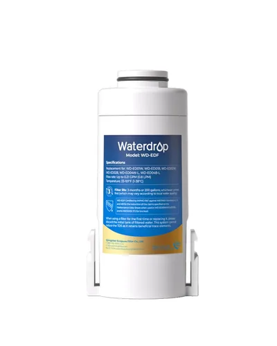 Waterdrop WD-EDF - Filtros de repuesto para jarra de filtro de agua eléctrico Waterdrop 𝐖𝐃-𝐄𝐃𝟎𝟏/𝐄𝐃𝟎𝟐/𝐄𝐃𝟎𝟒/𝐄𝐃𝟎𝟏𝐀/𝐄𝐃𝐂𝟎𝟏, duran 3 meses o 200 galones,