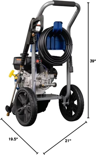 Miniatura 12 de Westinghouse WPX3400 - Lavadora a presión a gas, 3400 PSI y 2.6 GPM máx., tanque de jabón a bordo, pistola de pulverización y varilla, juego de 5