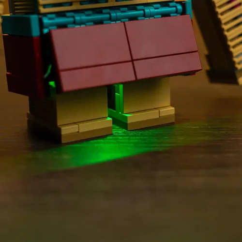 Miniatura 8 de VONADO Kit de luces LED para Lego Minecraft The Devourer Showdown 21257 (solo luces, sin modelos) Juego de iluminación creativa accesorios