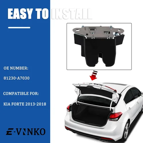 Miniatura 2 de Actuador de cerradura de puerta de maletero trasero compatible con Kia Forte 2013-2018 Hyundai Accent 2018-2023 Reemplazar el pestillo de puerta