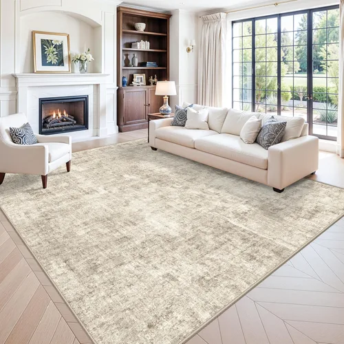Miniatura 23 de Alfombra antideslizante lavable de 2 x 3 pies - Alfombra suave de pelo bajo para cocina, entrada y dormitorio - Tapete moderno para puerta