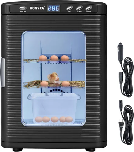 RYFT Incubadoras para incubar huevos, incubadora portátil de laboratorio científico de reptiles de 25 litros con calefacción y enfriamiento de 41.0